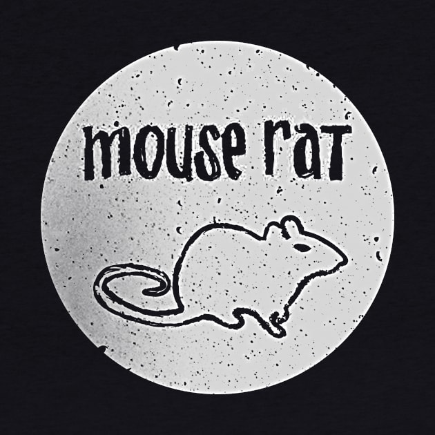 Mouse Rat Parks and Rec Band Shirt Black Circle by truefriend